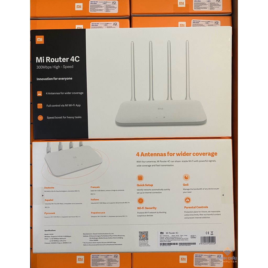 Router phát sóng Wifi Xiaomi AC1200 4A - Bh 24T Hãng phân phối chính thức