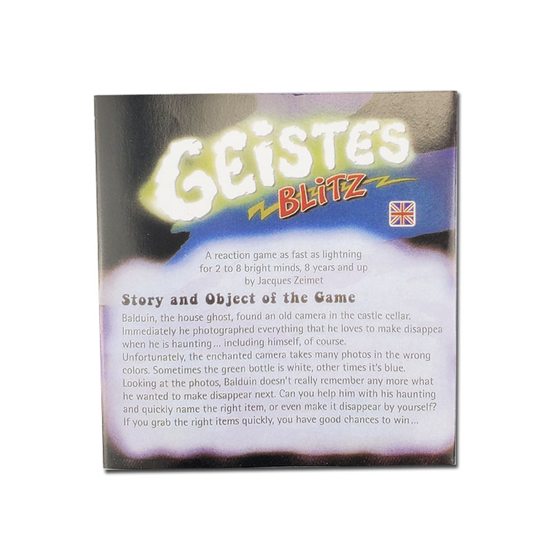 Bộ Thẻ Bài Trò Chơi Ghost blitz Geistes Phiên Bản Tiếng Anh