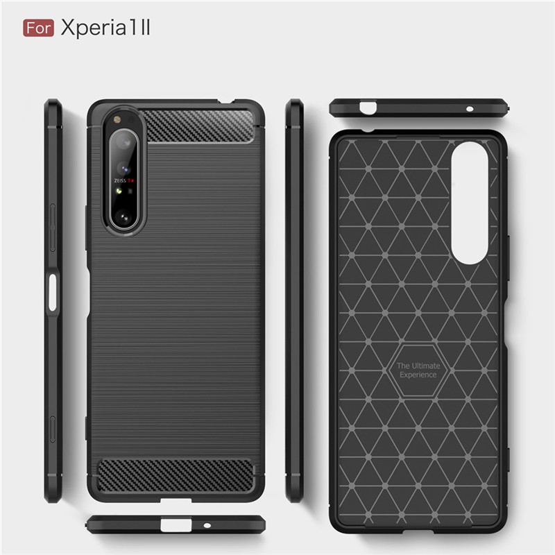 Ốp điện thoại TPU silicon mềm sang trọng cho Sony Xperia 1 II