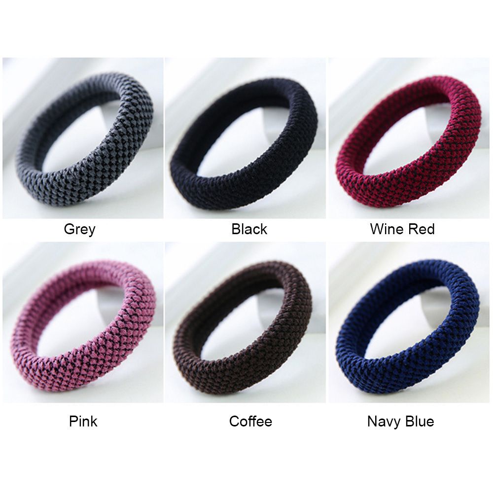 Dây Buộc Tóc Cao Su Co Giãn Nhiều Màu Thời Trang Cho Nữ