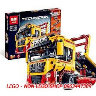 Lego Technic - Lepin 20021 ( Lắp Ráp Xe Tải Phẳng Động Cơ Pin 1143 khối )