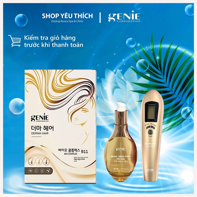 Lược ánh sáng kích mọc tóc Laser Demar Hair Genie