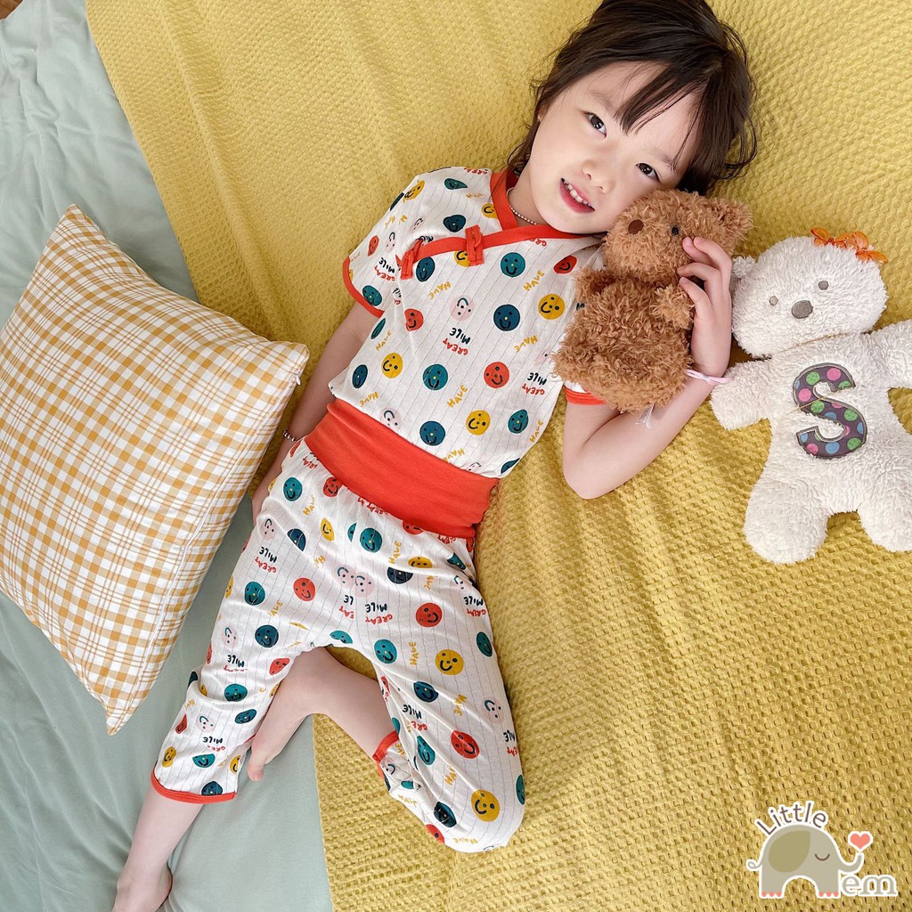 Bộ đồ bé trai/ bé gái cotton xuất Nhật _ Pijama