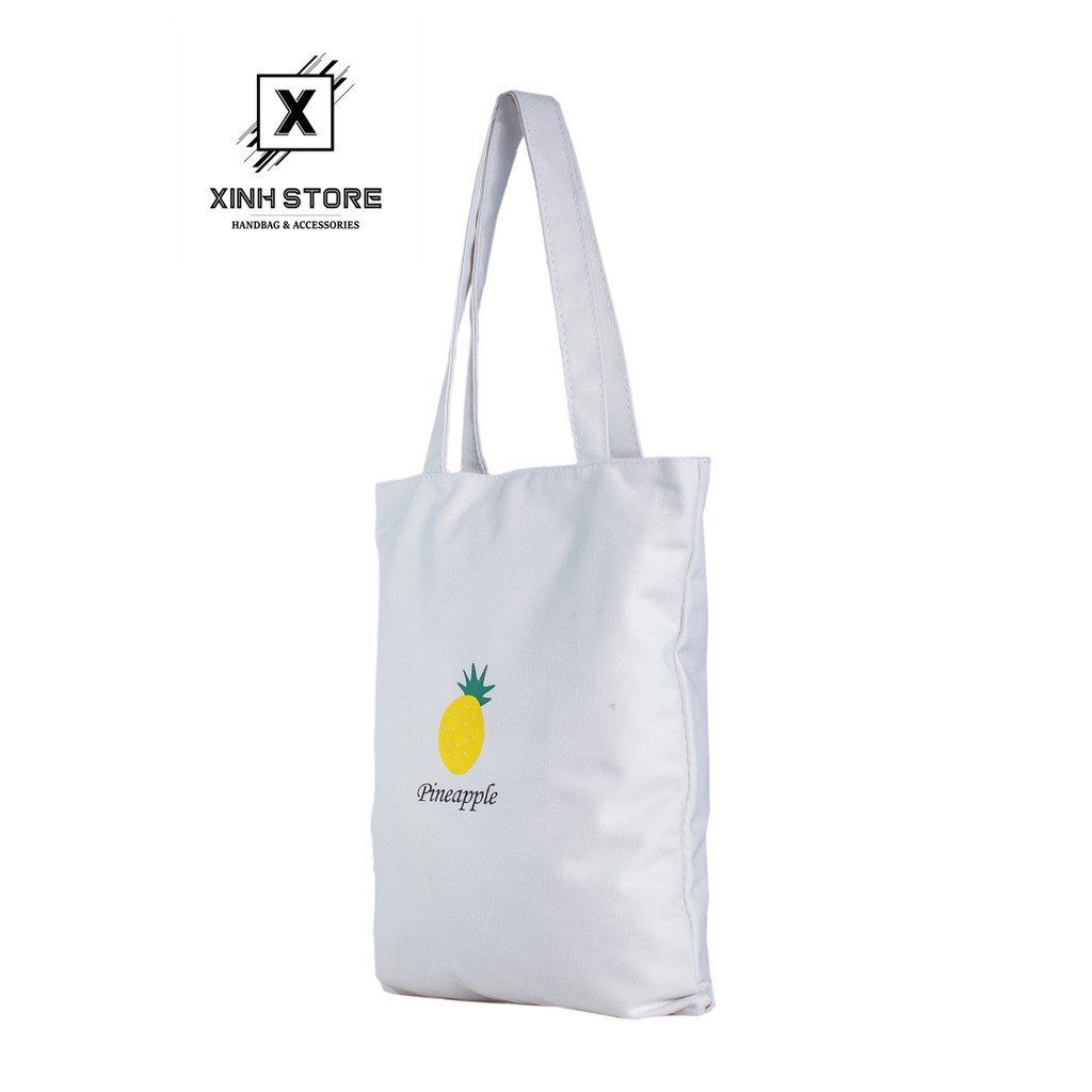 Túi Vải Đeo Vai Tote Bag Trái Thơm XinhStore
