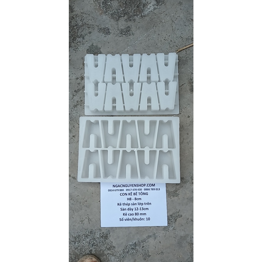 Khuôn con kê bê tông các loại