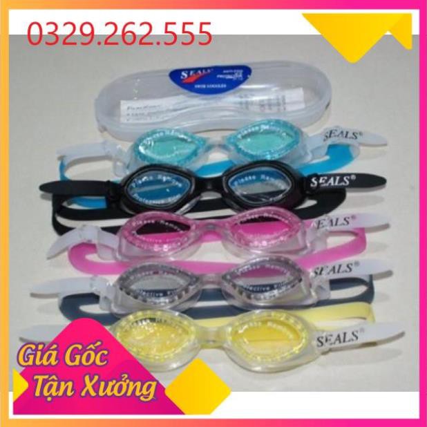 (Sale Khủng)  Combo kính bơi SEALS + mũ bơi Quick cao cấp