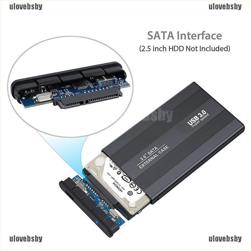 【ulovebsby】USB 3.0 SATA 2.5" Inch Hard Drive External Enclosure HDD Mobile Dis