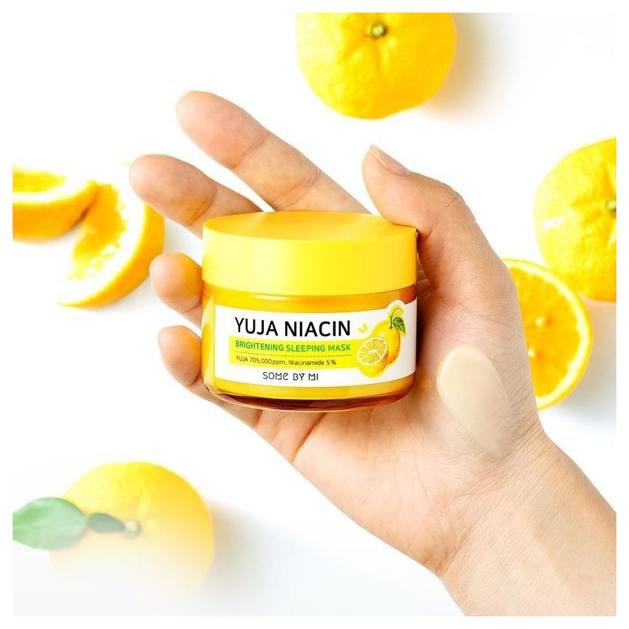 [Chính Hãng] Mặt Nạ Ngủ Some By Mi Yuja Niacin 30 days Miracle Brightening Sleeping Mask 60g