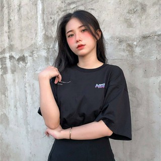 Áo Thun Tay Lỡ PIXEL TEE NOW Unisex (Trắng/Đen)