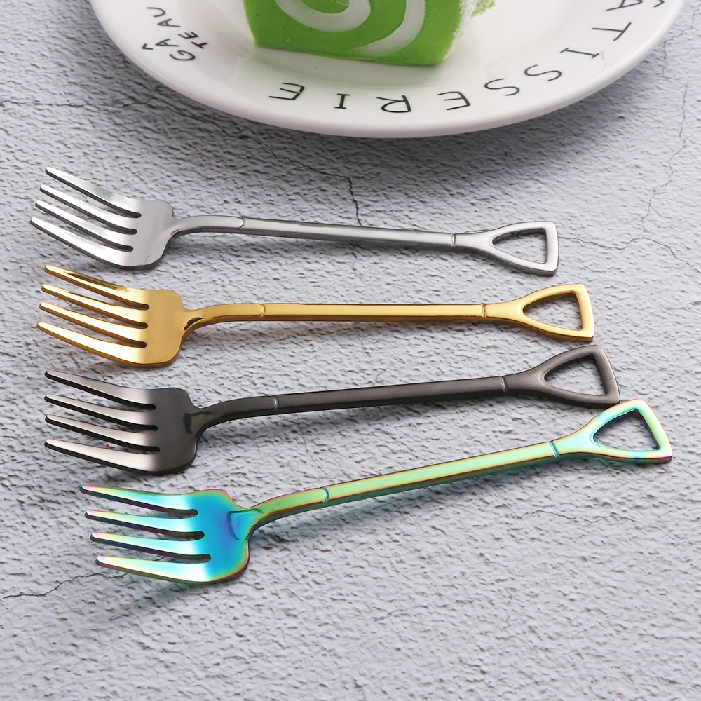 EPOCH Muỗng / Nĩa Bằng Thép Không Gỉ Hình Xẻng Độc Đáo