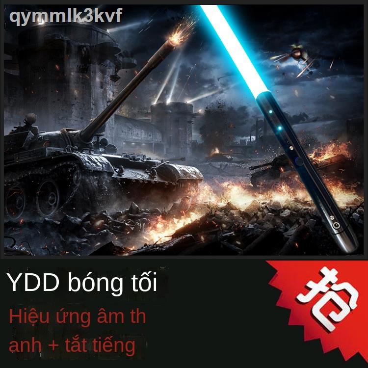 ❈❉YDD Yida bóng điện ánh sáng hiệu ứng đèn cắt sao cuộc chiến tranh kim loại thanh kiếm laze đồ chơi trẻ e