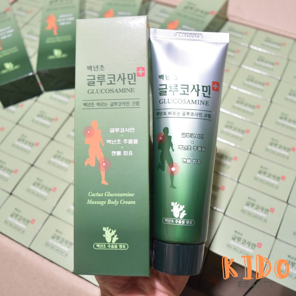 Dầu Nóng Xoa Bóp Antiphlamine Sports Hàn Quốc 100ml |Dầu lạnh xoa bóp giảm đau Cactus GLUCOSAMINE Cream Korea