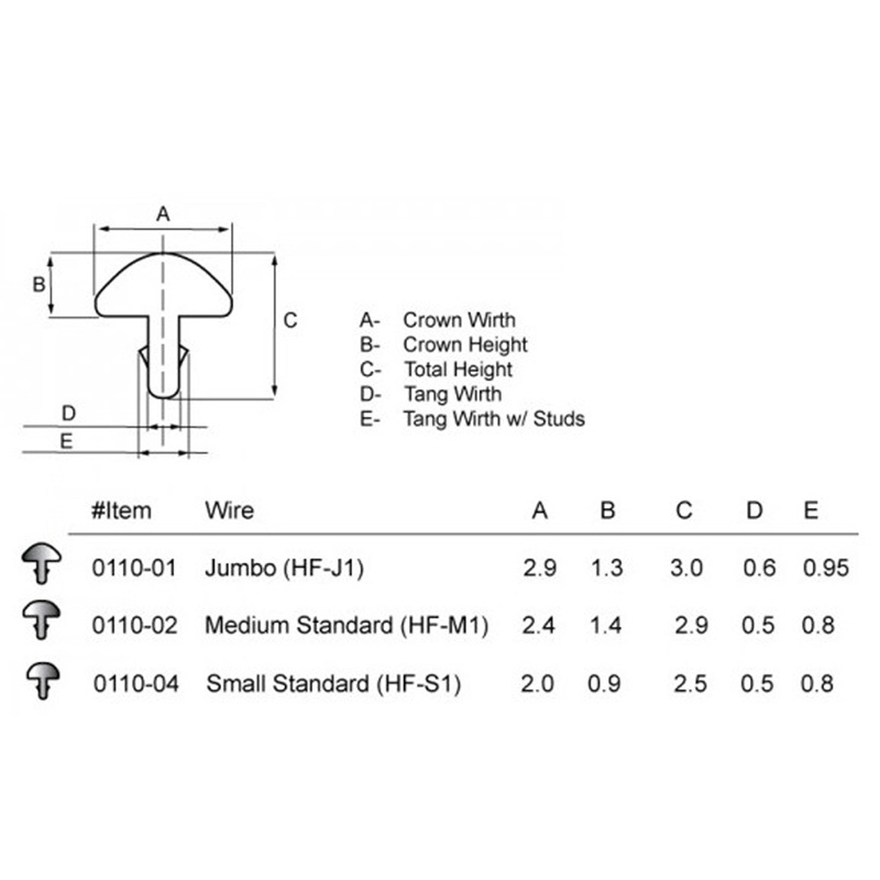 Dây phím đàn jumbo cho guitar điện màu sier bằng nickel rộng 2.90mm