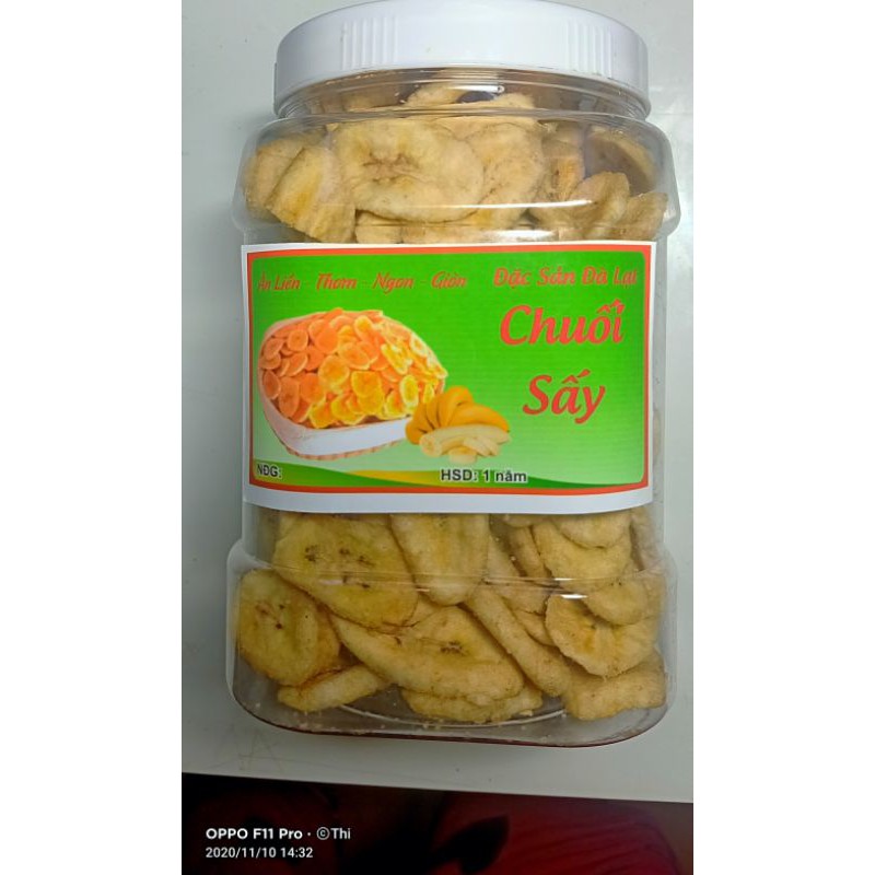 1kg CHUỐI SẤY GIÒN ĐÀ LẠT