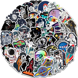 Sticker chống thấm nước PHI HÀNH GIA set 50 chiếc khác nhau dán laptop nón bảo hiểm vật dụng