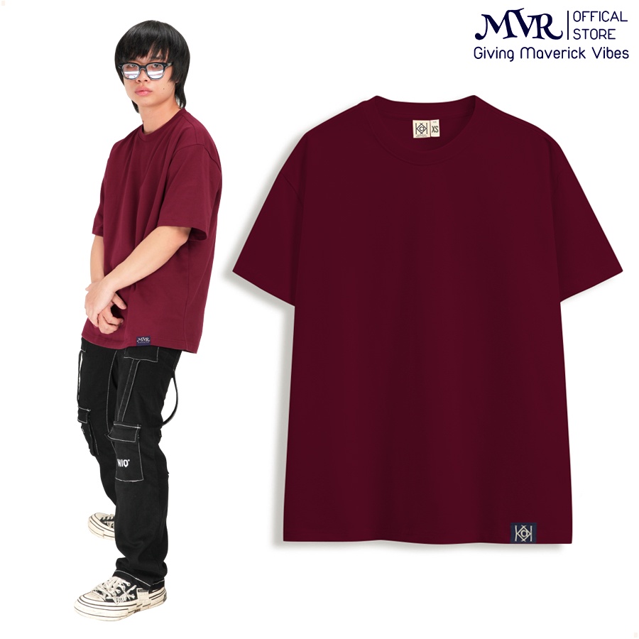 Áo thun Unisex trơn nhiều màu Vải cotton láng mát phông nam nữ tay lỡ phom oversize form rộng Xuất Khẩu Localbrand MVR