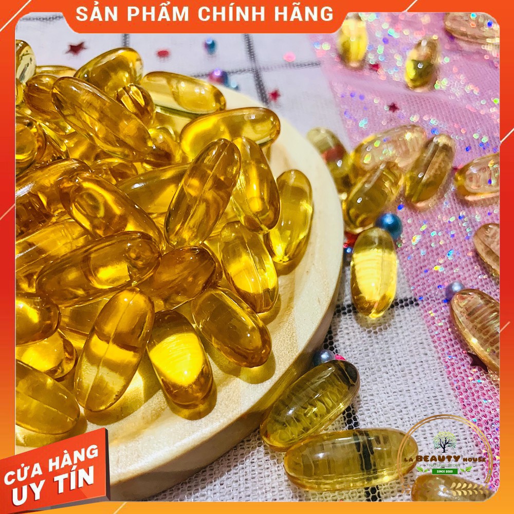 [VIÊN LỚN] Vitamin E Dưỡng Sáng Mịn Da Chống Lão Hoá Dưỡng Ẩm Dùng Pha Kem Dưỡng Mặt Hoặc Uống