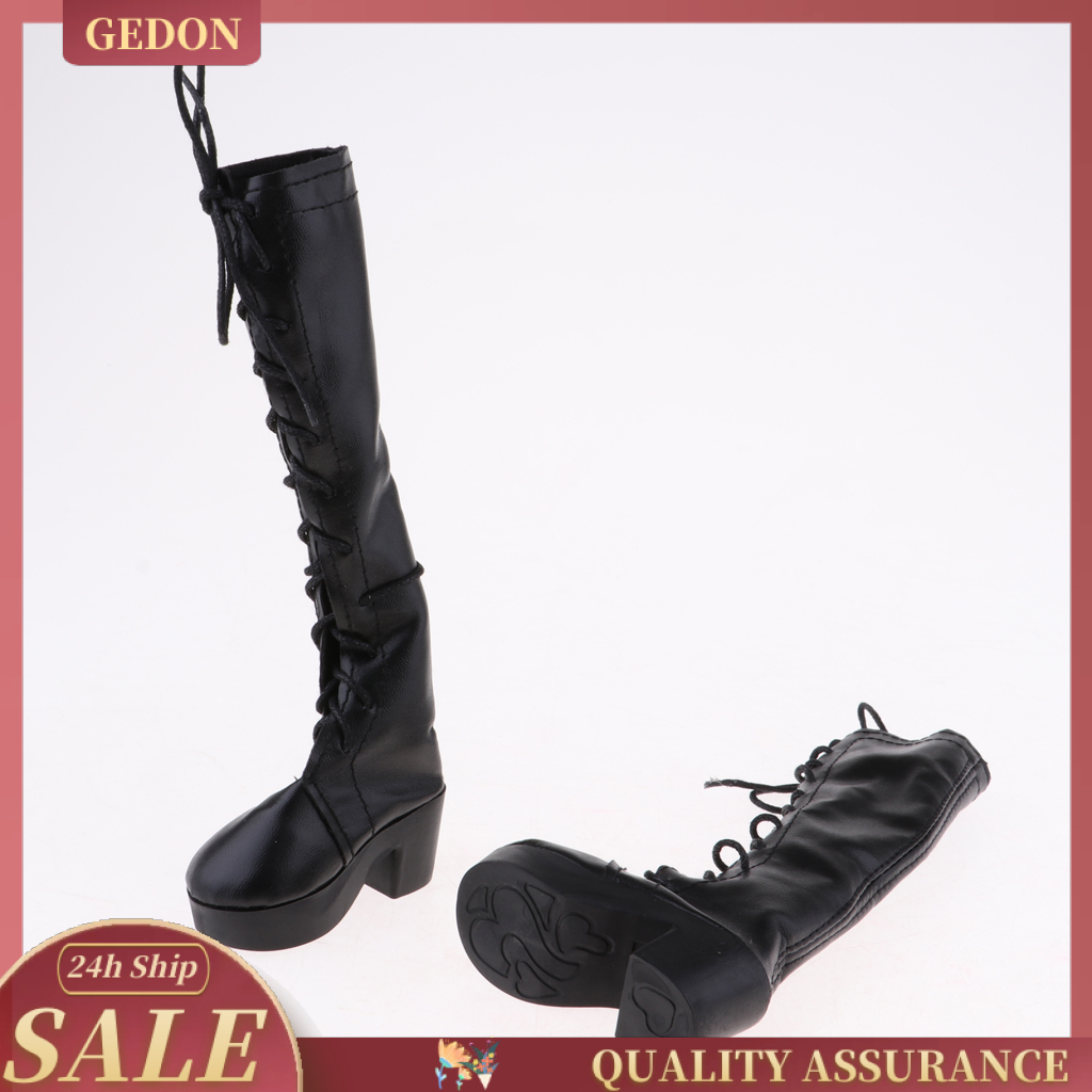 Trendy Doll Garment  Boots Shoes for 1/3 BJD Dollfie MSD AS Dolls Clothing  Black