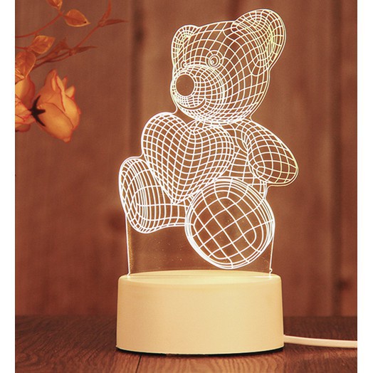 Đèn Ngủ Led 3D Tiết Kiệm Năng Lượng