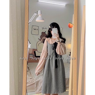 Set yếm kèm áo babydoll Set bộ đồ nữ siêu xinh