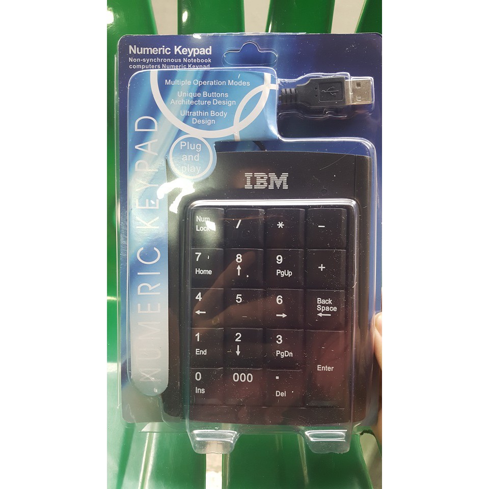Bàn phím số IBM dùng cho kế toán, kết nối cổng usb