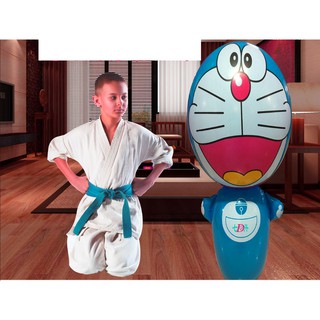 Đổ chơi cột hơi đồ chơi trang trí hình lật đật Doraemon