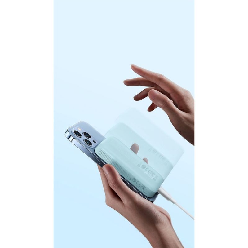 Sạc Dự phòng Baseus 6000mAh 20W PD, Sạc không dây thích hợp cho iphone 14/13/13pro/12/12mini/Xmas/8p/7p vv........