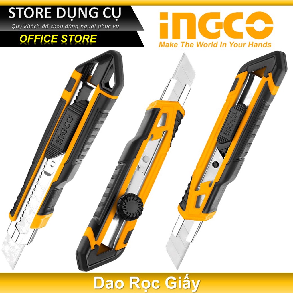 Dao rọc giấy INGCO HKNS16518 - HKNS16618 - HKNS16538 , THT511803 (THT511836) TOTAL