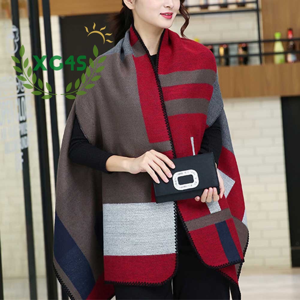 Khăn Choàng Len Cashmere Nhân Tạo Cho Nữ @ My