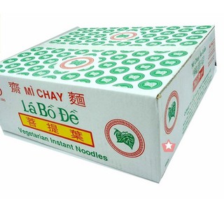 (HỎA TỐC) Thùng mì chay Lá Bồ Đề 30 gói loại 70g