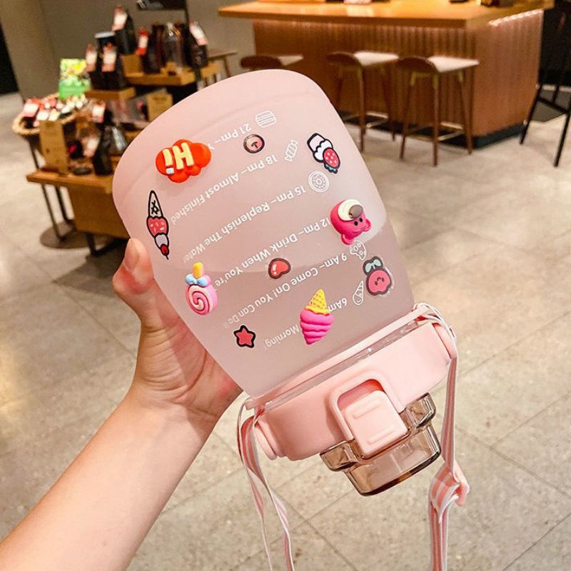 Bình Nước 1,2 Lít Có Vạch Báo Dành Cho người lười uống nước - Bình đựng nước chính hãng Sunny BN5