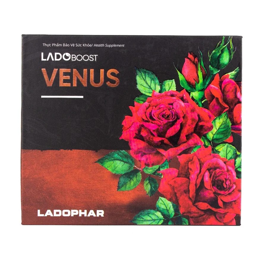 Nước uống tăng cường tiết tố, trả hóa làn da ho nữ Ladoboost Venus Hộp 10 chai x 50ml- SIÊU THỊ SỨC KHỎE VÀ THẢO DƯỢC