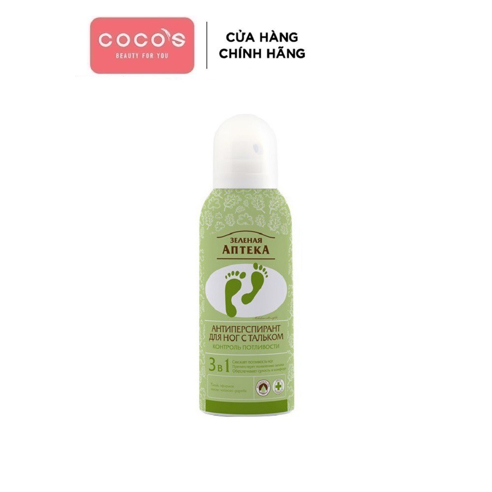 [Mã COSCOCOT4 -8% đơn 250K] Xịt khử mùi giày cho cả nam và nữ Zelenaya Apteka 150ml