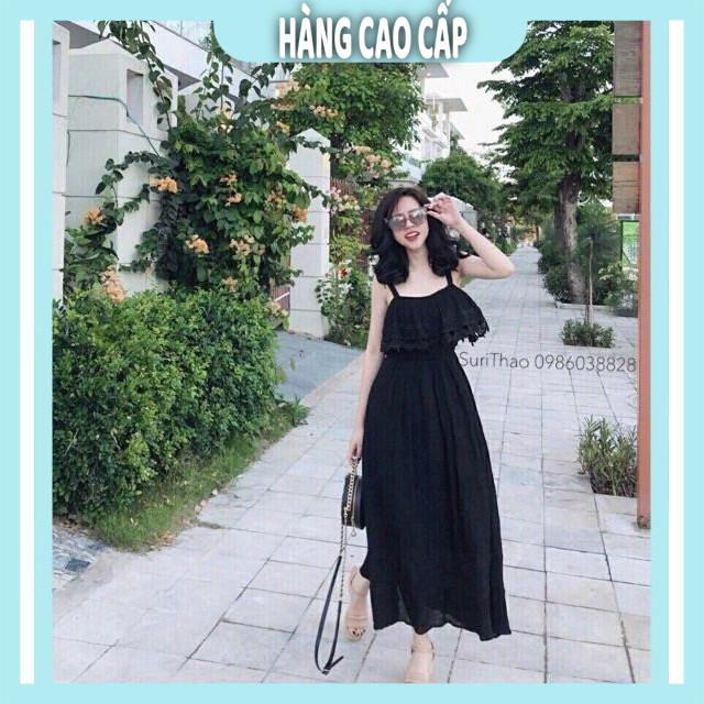 Đầm Nữ - Đầm maxi voan viền ren bao đẹp + Ảnh thật (HÀNG SIÊU ĐẸP) | BigBuy360 - bigbuy360.vn
