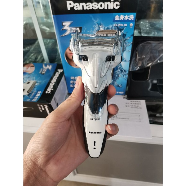 💎 Máy cạo râu panasonic ES-WSL3D với 3 lưỡi cắt thông minh tay cầm chống trơn trượt