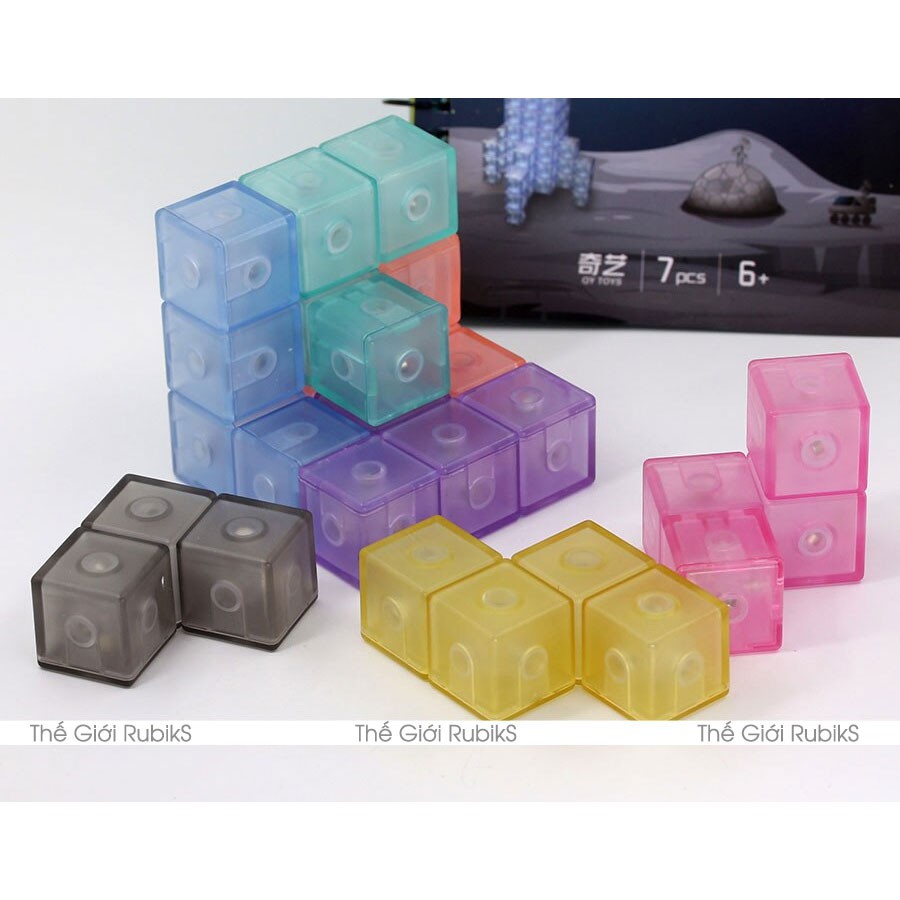 Rubik Magnetic Blocks Building QiYi MoYu YJ Nam Châm Biến Thể Thể Rubic 3x3 Cube
