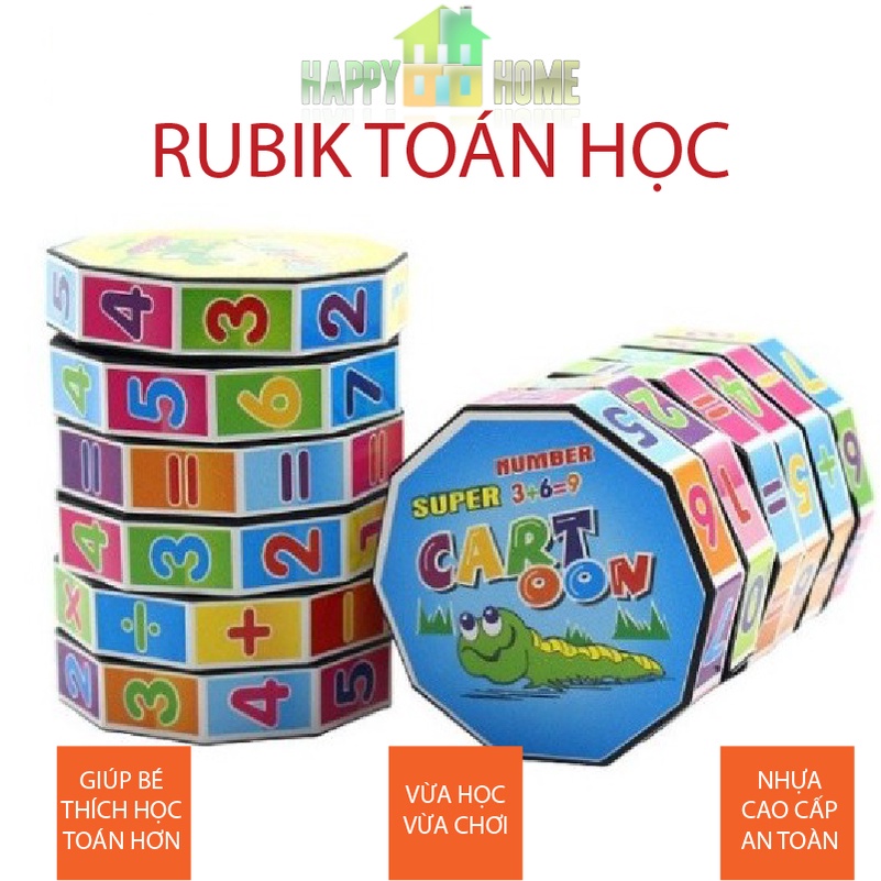 Rubik Toán Học,Đồ Chơi Tính Toán Giúp Bé Phát Triển Kỹ Năng Tư Duy Logic