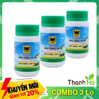 Combo 3 lọ - Phân bón lá nảy chồi ra lá đầu trâu 501 NPK 30-15-10 - T11.2