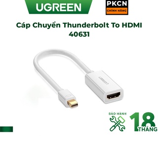 Cáp chuyển thunderbolt to hdmi ugreen 40361 4k*2k - mini displayport sang hdmi