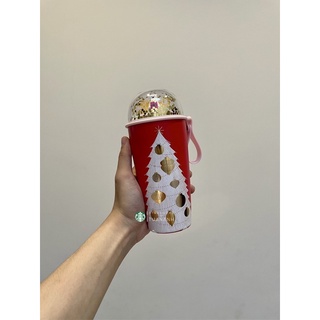 Bình Giữ Nhiệt Inox Starbucks Chubby Dome Xmas 2021