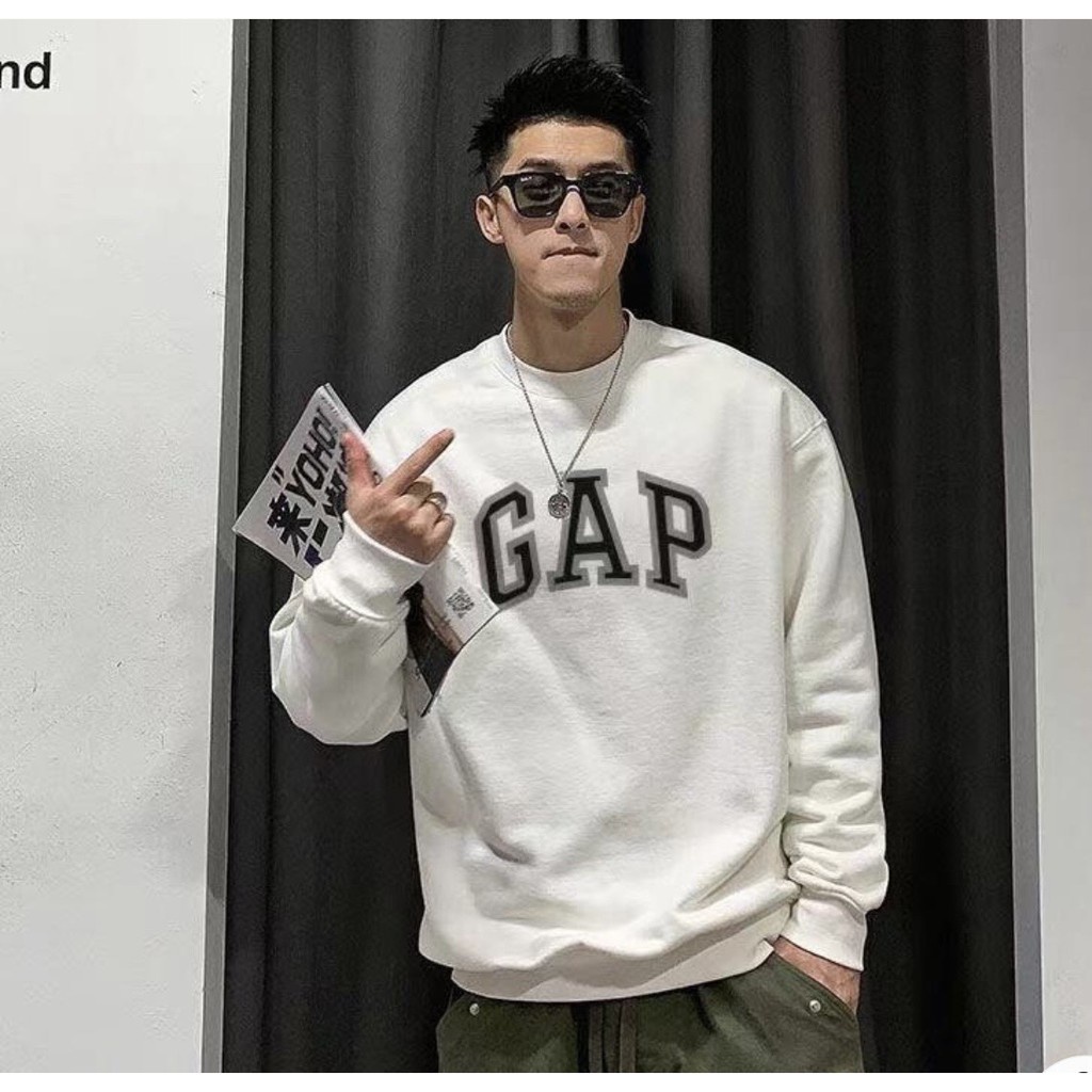 Áo Sweater GAP chất liệu nỉ bông phong cách hàn quốc, Áo sweater Unisex Nam Nữ