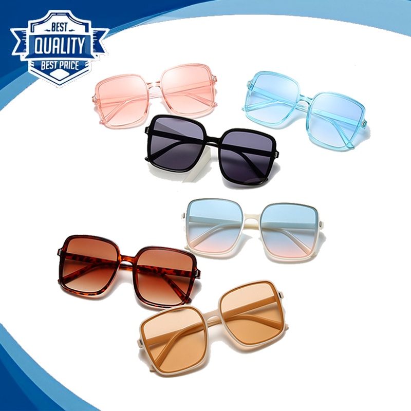 Kính Mát Gọng Vuông Lớn Phong Cách Retro Thời Trang Cho Nam Nữ