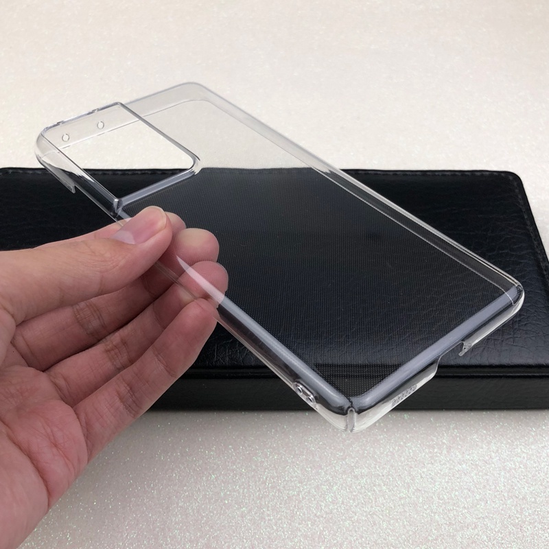 Ốp điện thoại PC cứng trong suốt bảo vệ camera dành cho Samsung Galaxy S21 S20 Ultra FE S10 S10e Note20 10+ 5G Lite