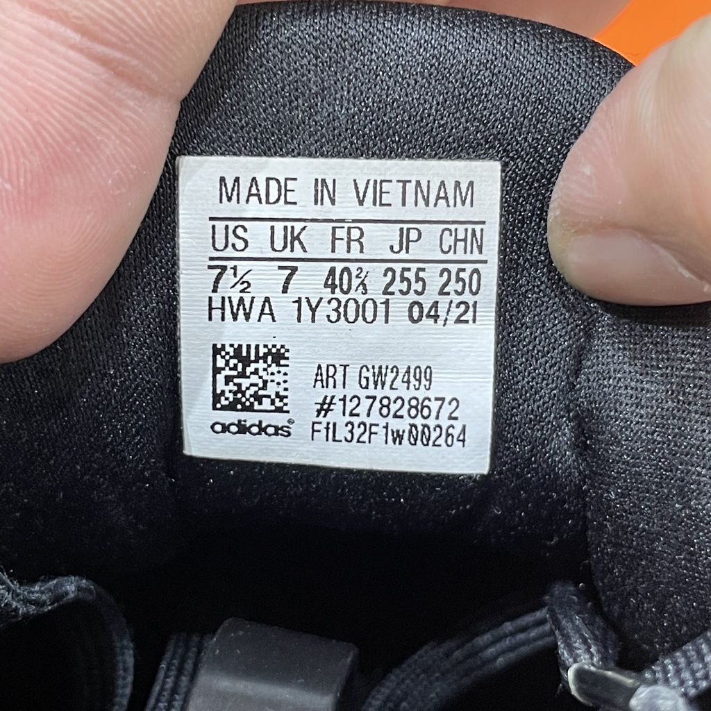 Giày 2hand Edge Gameday 'Black Night Metallic' - GW2499 - Giày Cũ Sài Gòn