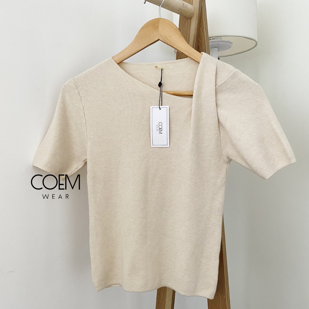 Áo len Tay ngắn tăm cách điệu ulzzang kiểu Hàn Quốc CW 363 | BigBuy360 - bigbuy360.vn