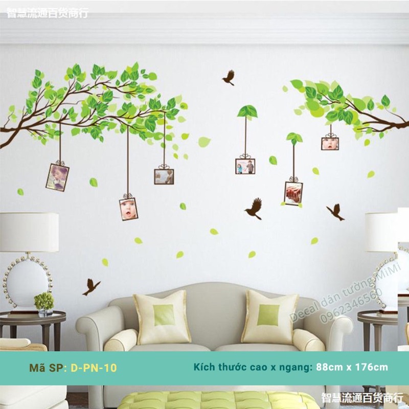Decal Tường Các mẫu DÂY ĐÈN + DÂY HOA RỦ