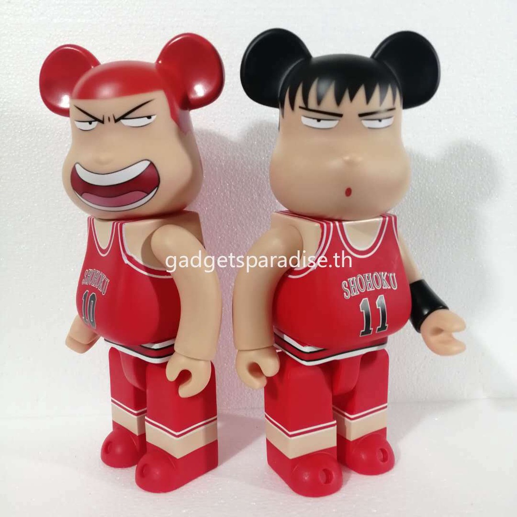 Mô Hình Nhân Vật Hanamichi Sakuragi Rukawa Kaede Bearbrick Phim SLAM DUNK 400% 28cm