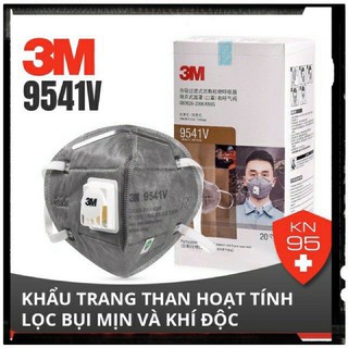 Hộp Khẩu trang 20 chiếc 3M 9541V-KN95 lọc bụi PM2.5 >95% bảo vệ hô hấp