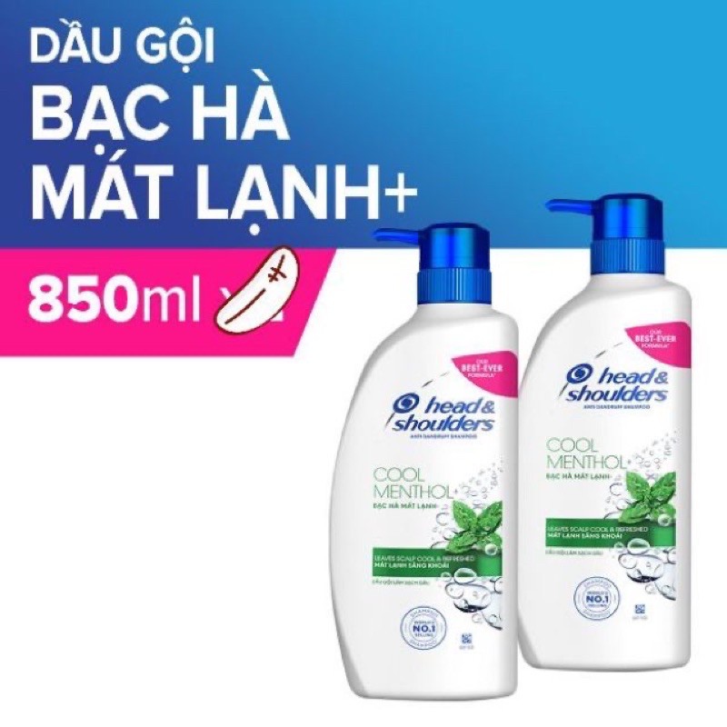 DẦU GỘI HEAD &amp; SHOULDERS 850g