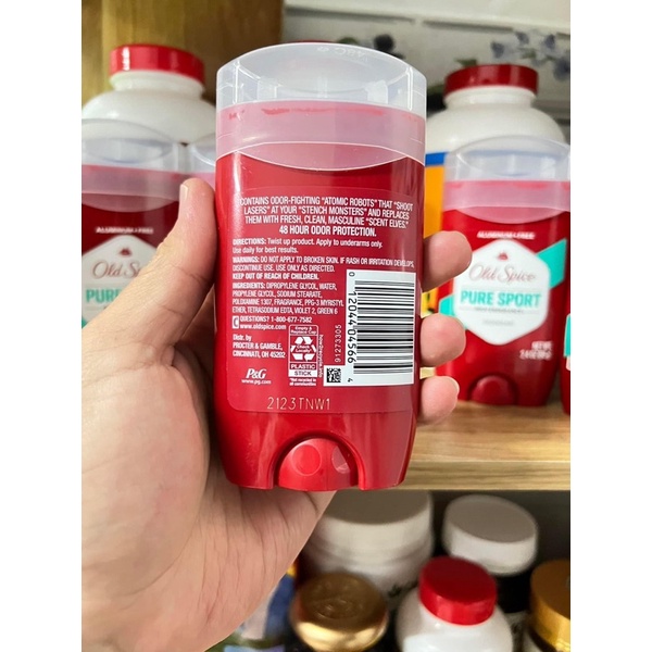 LĂN KHỬ MÙI OLD SPICE PURE SPORT 68gr